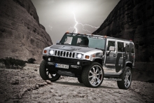 Hummer H2 przez Carfilmcomponents 2010 01